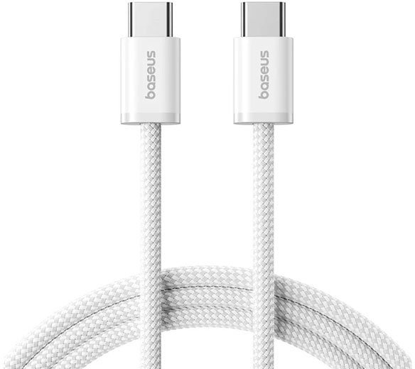 

Кабель Baseus Dynamic 4 Fast Charging Data Cable USB Type-C - USB Type-C (1 м, белый)