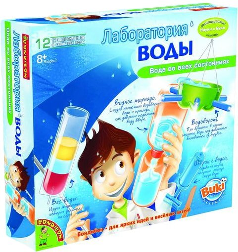 

Набор для опытов Bondibon Науки с Буки Лаборатория воды ВВ0922