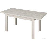 Кухонный стол Senira Кастусь 110-145x70 (сосна монрепо/белый)