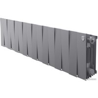 Биметаллический радиатор Royal Thermo PianoForte 200 Silver Satin (16 секций) боковое подключение