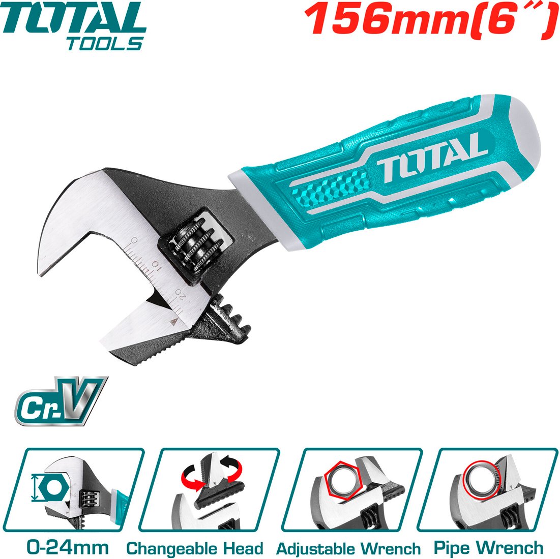 

Ключ разводной Total THT1016S