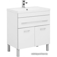 Aquanet Тумба Верона New 75 00213031 с умывальником Нота New 75 (белый)