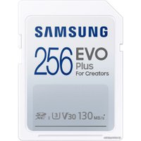 Карта памяти Samsung EVO Plus 2021 SDXC 256GB