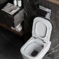 Инсталляция для унитаза Roxen StounFix Dual Fresh 710200 с удлиненными креплениями в комплекте и встр. контейнером для гигиенических таблеток (аромадозатор)