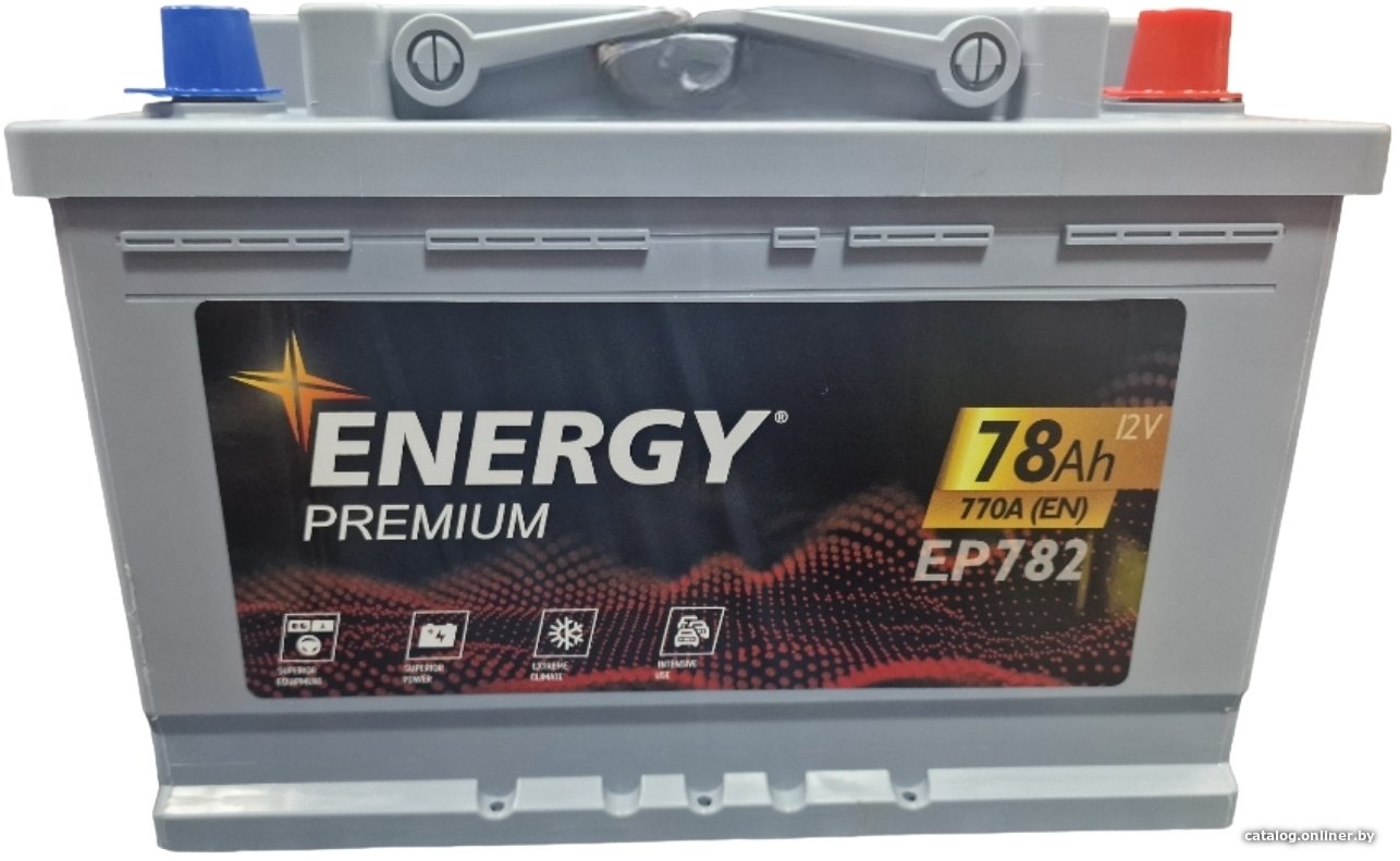Автомобильный аккумулятор Energy Premium EP782 (78 А·ч)