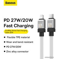 Кабель Baseus CoolPlay Series USB Type-C - Lightning (1 м, белый)