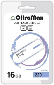 

USB Flash OltraMax 220 16GB (фиолетовый) [OM-16GB-220-Violet]