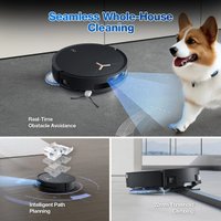 Робот-пылесос Ecovacs Deebot T50 Max Pro Omni (черный)