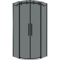 Душевой уголок Grossman Classic 100x100x195 301.K33.04.1010.21.10 (черный матовый/тонированное стекло)