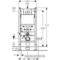 Инсталляция для унитаза Geberit Duofix UP100 458.122.46.1