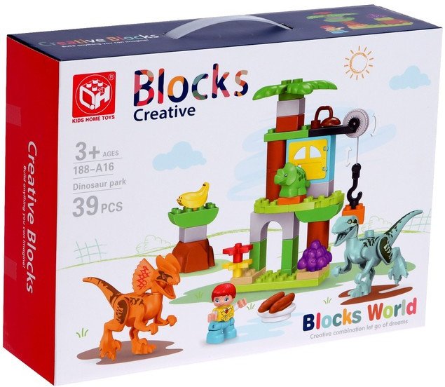 

Конструктор Kids Home Toys Парк динозавров 188-A16 7120604