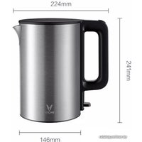 Электрический чайник Viomi Mechanical Kettle V-MK151B
