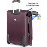 Чемодан 4 ROADS 6161-L 75 см (вишневый)