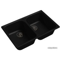 Кухонная мойка GranFest QUARZ Z-15 (черный)