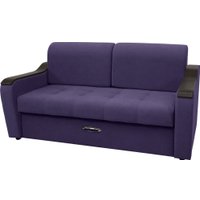 Диван Сириус Лидер-3 НПБ 185x110 (Eva 31 велюр фиолетовый)