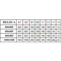 Душевой поддон Radaway Delos A 90x90 [SDA0909-01]