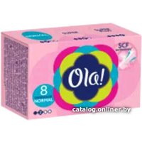 Тампоны без аппликатора Ola! Normal шелковистая поверхность (8 шт)
