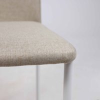 Стул Listvig Слим (ткань кремовый tesla cream/белый)