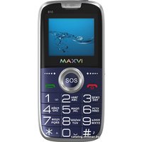 Кнопочный телефон Maxvi B10 (синий)