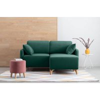 Угловой диван Divan Льери Мини Velvet Emerald 240323 (зеленый)