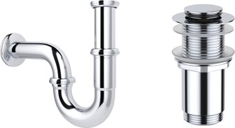 Wellsee Drainage System 182102002 (сифон, донный клапан, хром)