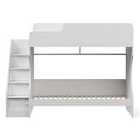 Двухъярусная кровать Капризун 6 Р443-4 с лестницей (белый)