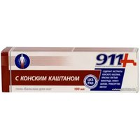  911 Гель для тела Конский каштан 100 мл