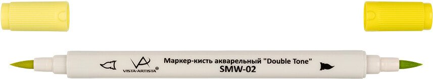 

Маркер художественный Vista-Artista Double Tone SMW-02 (11 лайм)