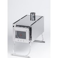 Свободностоящая печь-камин Инвент Средняя (со стационарными экранами)