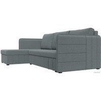 Угловой диван Лига диванов Слим левый 121149L (рогожка Амур, серый)