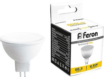 Светодиодная лампочка Feron LB-3560 8.5 Вт 230V G5.3 2700K 41394
