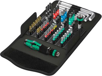 Набор отвертка с битами Wera Kraftform Kompakt KK100 (52 предмета)