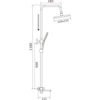 Душевая система  Shevanik S9936G