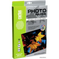 Фотобумага CACTUS Двусторонняя матовая A4 190 г/кв.м. 100 листов (CS-MA4190100DS)