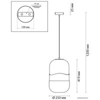 Подвесная люстра Odeon Light Aplie 4814/1