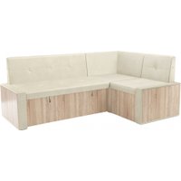 Угловой диван Мебель-АРС Таллин 191x83x121 (бархат бежевый Star Velvet 6 Light Beige)