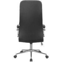 Офисное кресло SitUp Tucson chrome (PU black/black)