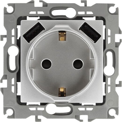 

Розетка USB ЭРА 12-4109-03 Б0047842 (алюминий)