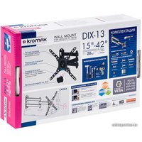 Кронштейн для телевизора Kromax DIX-13 (черный)