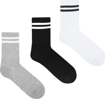 Носки Mark Formelle 217A-574 (р.25-27, графитовый/белый/серый меланж)