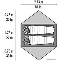 Кемпинговая палатка MSR Hubba Hubba NX (зеленый)