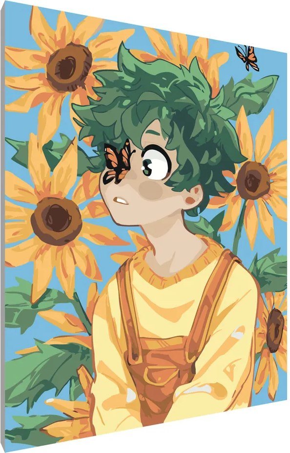 

Картина по номерам PaintLine Мальчик подсолнух NOSI-A025