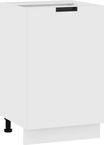 

Шкаф напольный Трия Гренада с одной дверью 1Н5 (белый/холст белый)