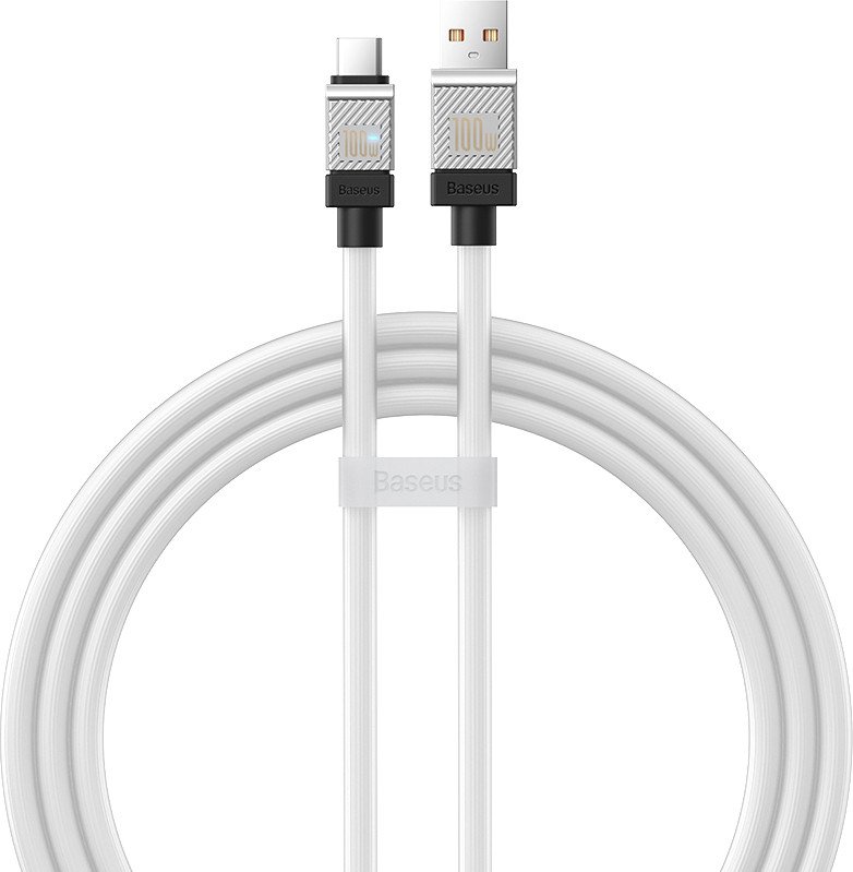 

Кабель Baseus CoolPlay Series Fast Charging Data Cable 100W USB Type-A - USB Type-C (1 м, белый)