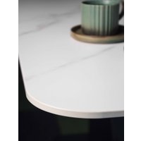 Кухонный стол Sheffilton SHT-T75 (белый мрамор/черный)