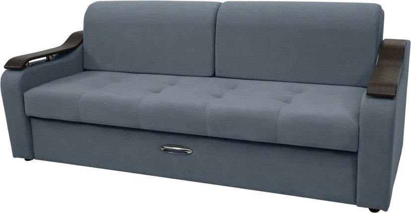 

Диван Сириус Лидер-4 НПБ 225x110 (Eva 10 велюр серый)