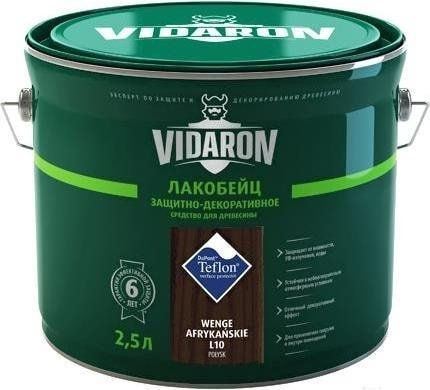

Лак Vidaron Лакобейц L10 2.5 л (африканское венге)