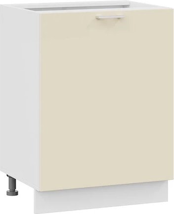 

Шкаф напольный Трия Габриэлла 1Н6 с одной дверью (белый/крем)