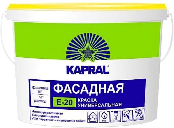 

Краска Kapral E-20 3.75кг (белый)