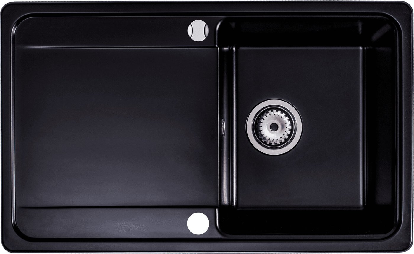 Кухонная мойка Kernau KGS Z 4575 1B1D Deep Black